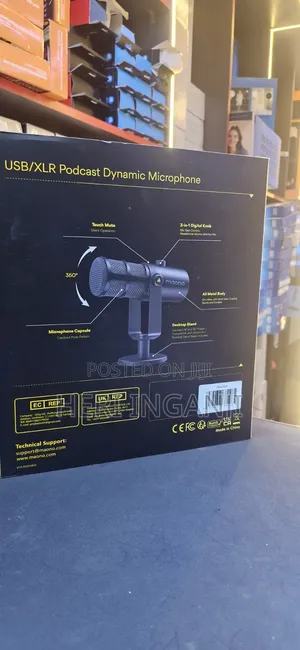 Maono Pd 400x USB/XLR Podcast Dynamic Wireless Microphone