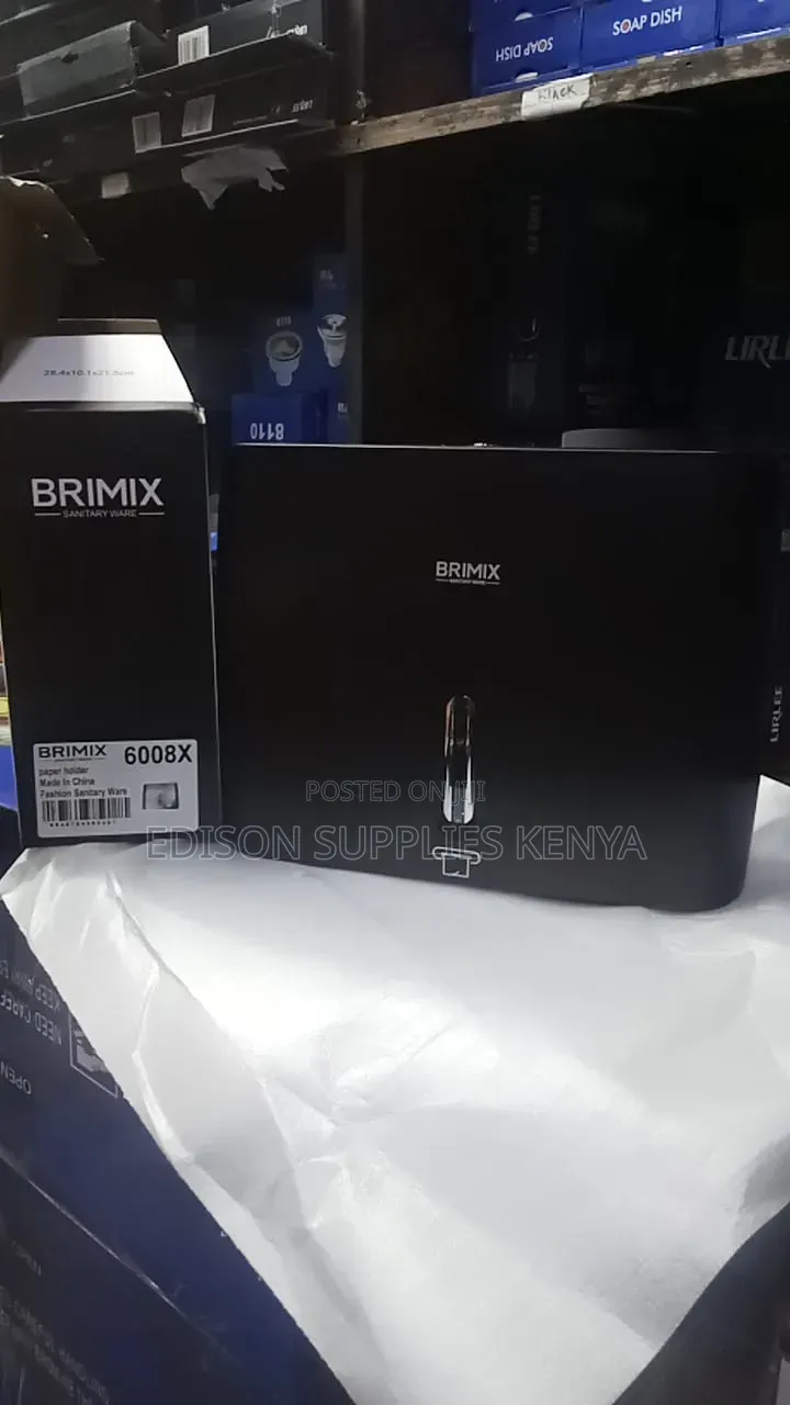BLACK Serviette Dispensers Brimix Paper Towels Dispenser Premium
