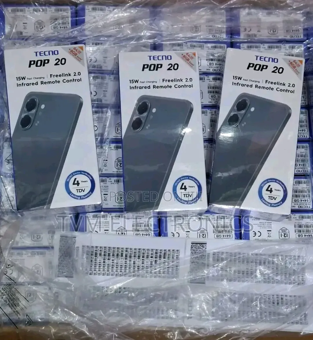 New Tecno Pop 20 64 GB Black