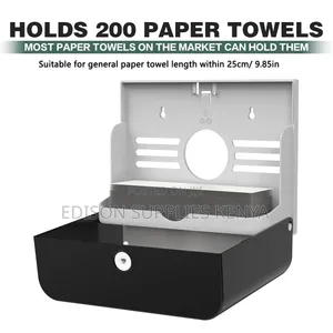 BLACK Serviette Dispensers Brimix Paper Towels Dispenser Premium