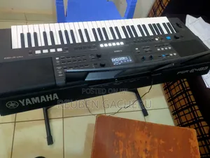 Yamaha PSR E 483,with a Sound King Stand