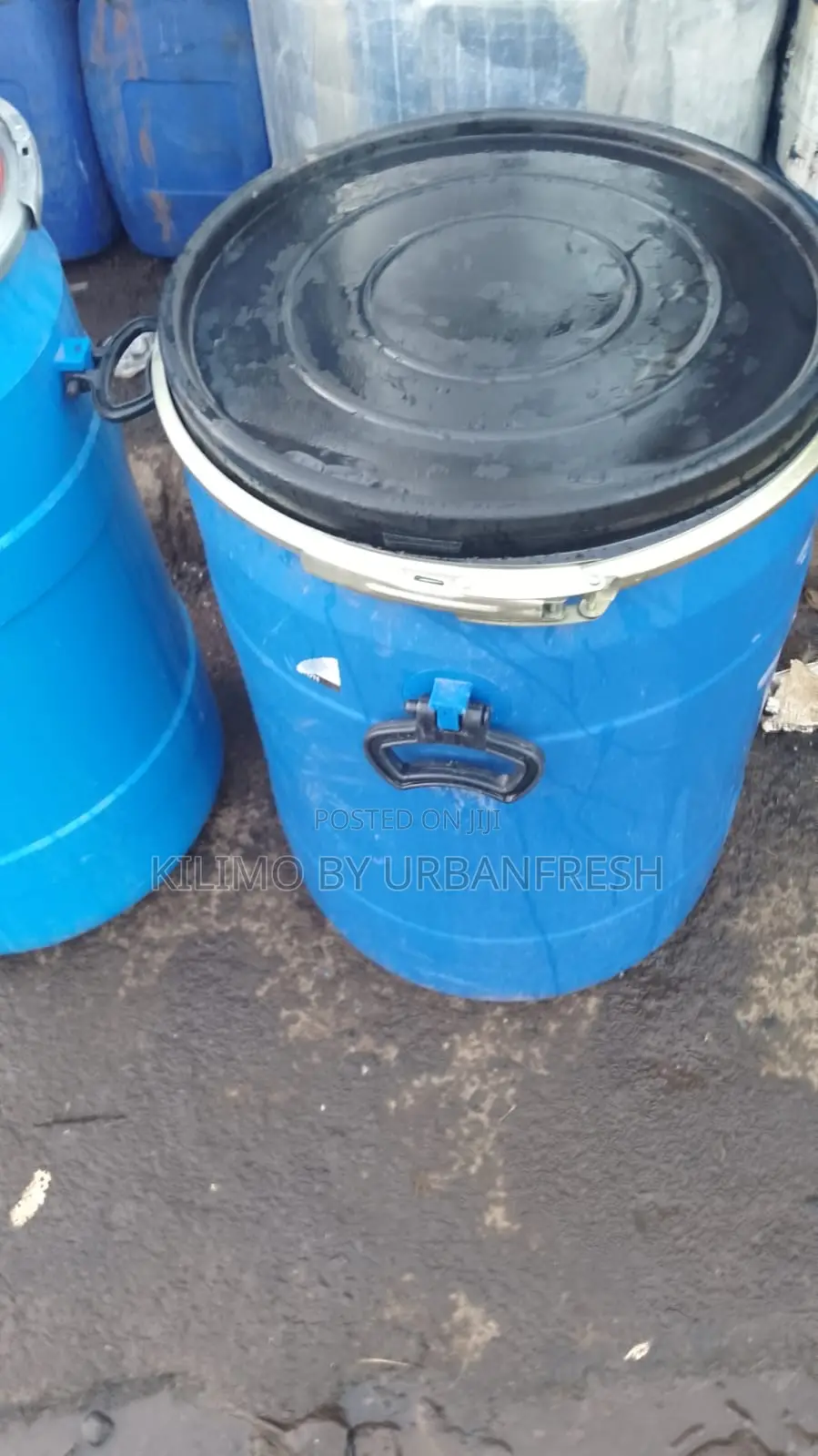 Silage Drum 100kg Plastic With Airtight Lids.