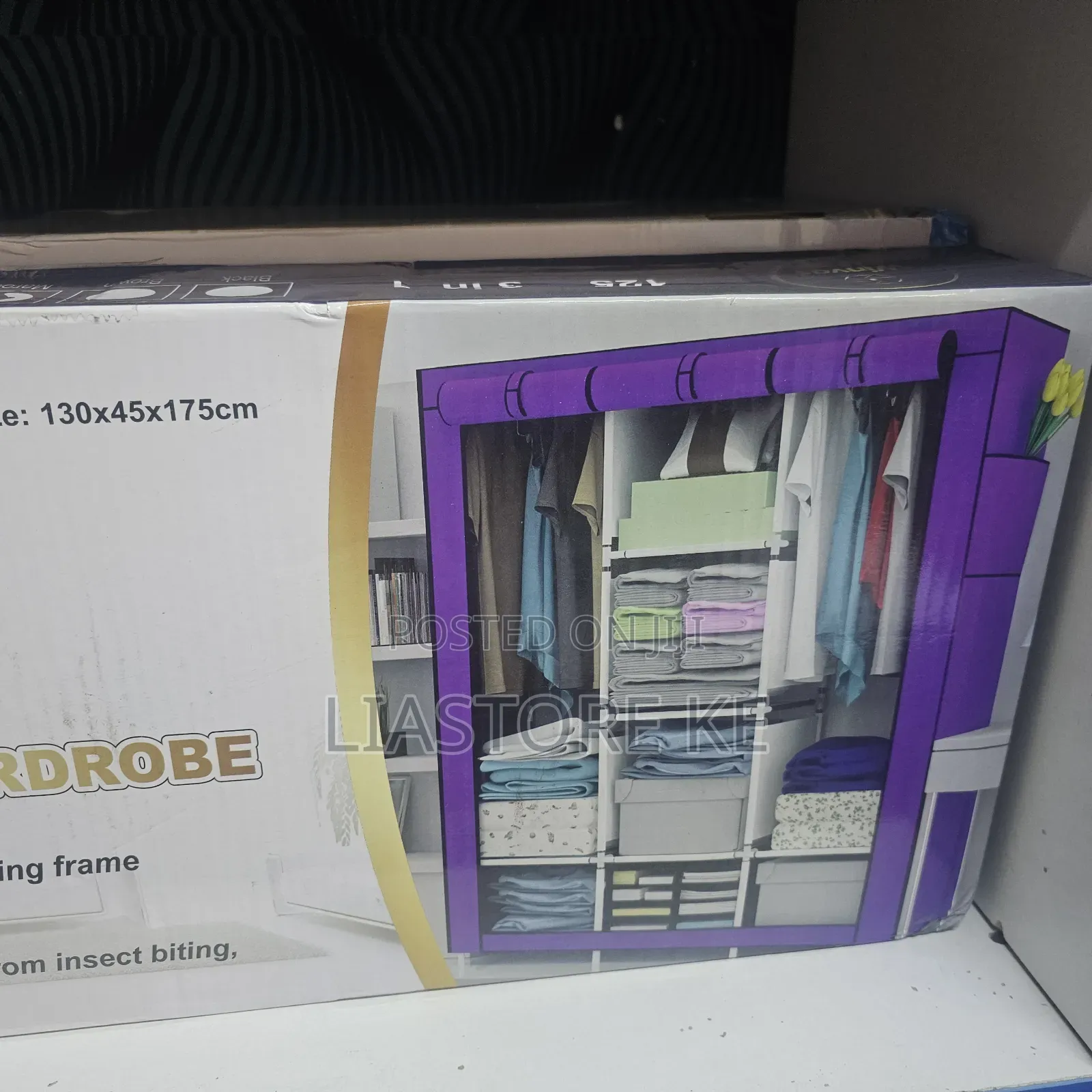 Metallic Wardrobe 3 Column
