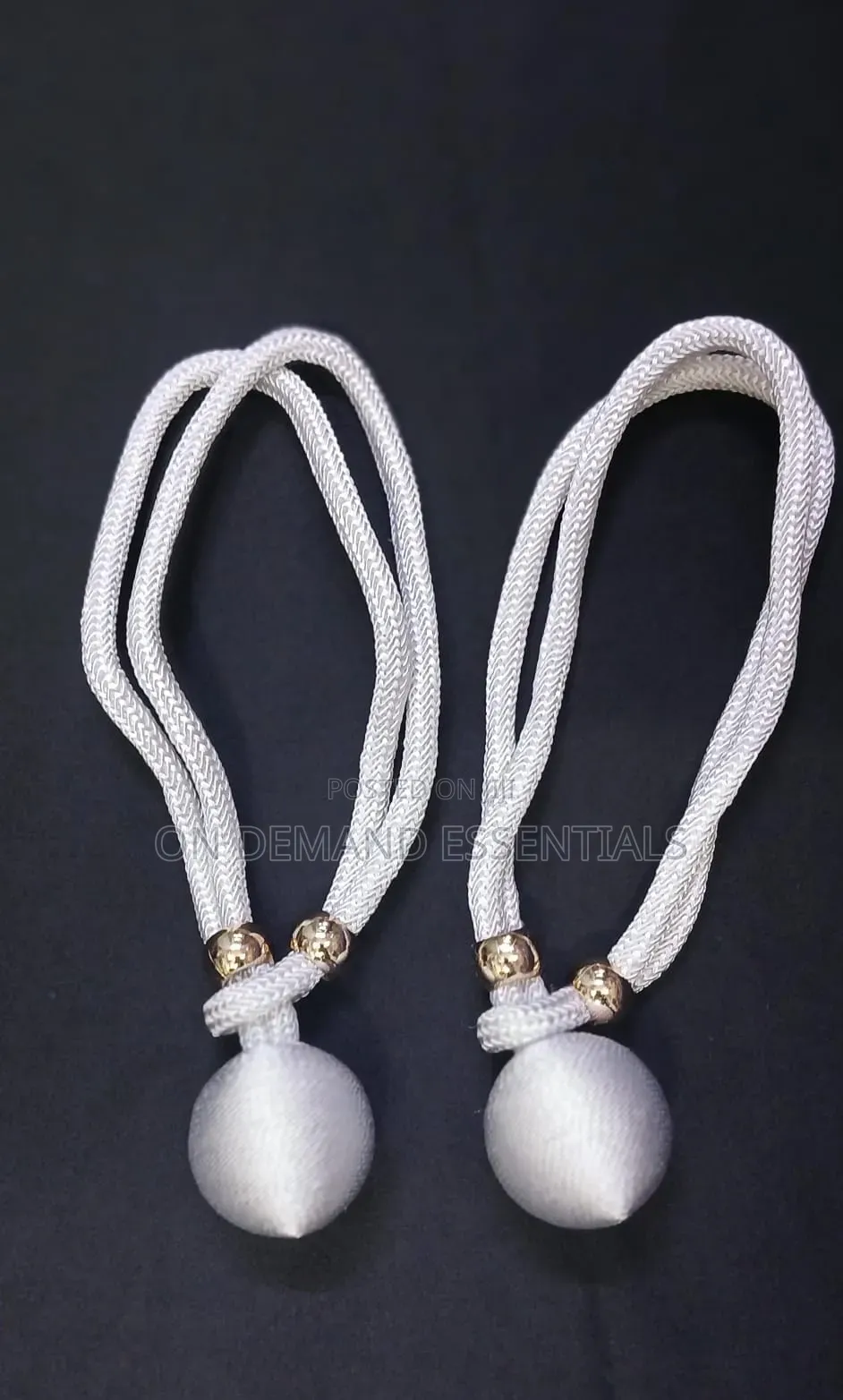 A Pair of Curtain Tie Backs/Straps