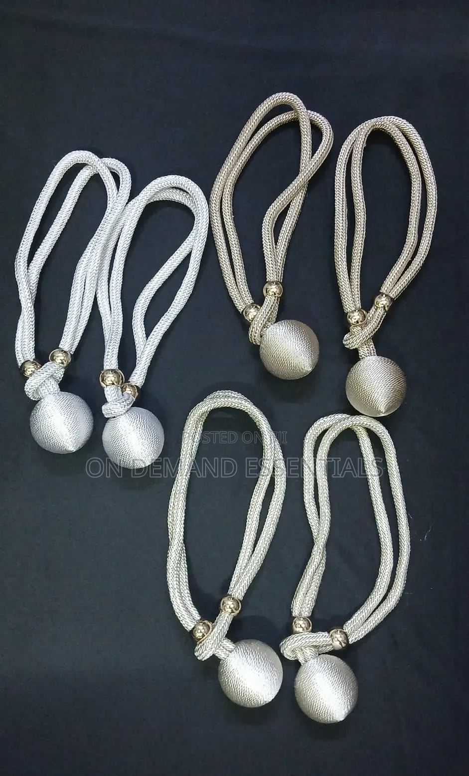 A Pair of Curtain Tie Backs/Straps