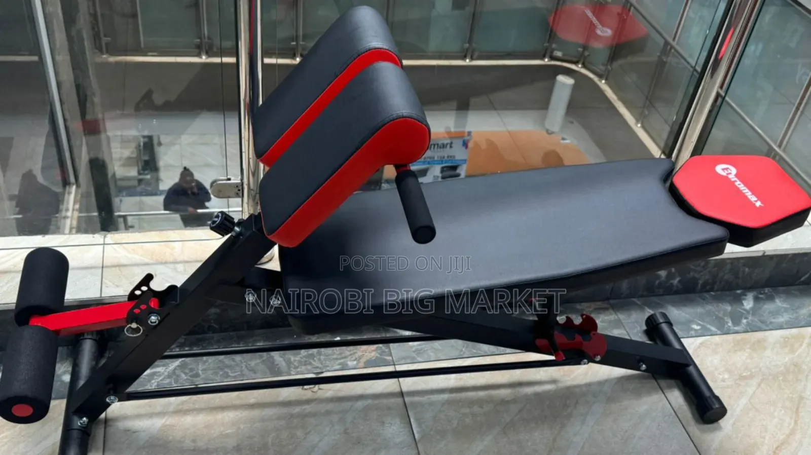 Adjustable Decline Sit-Up Bench With Leg Support