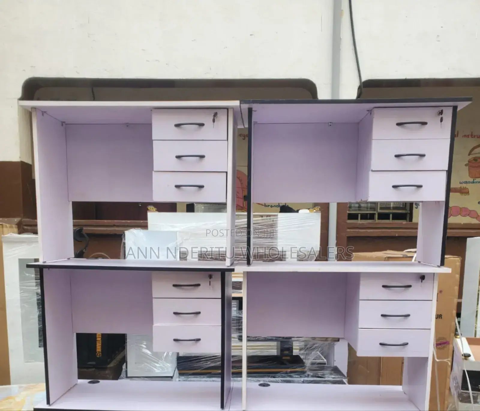 White Office Desk