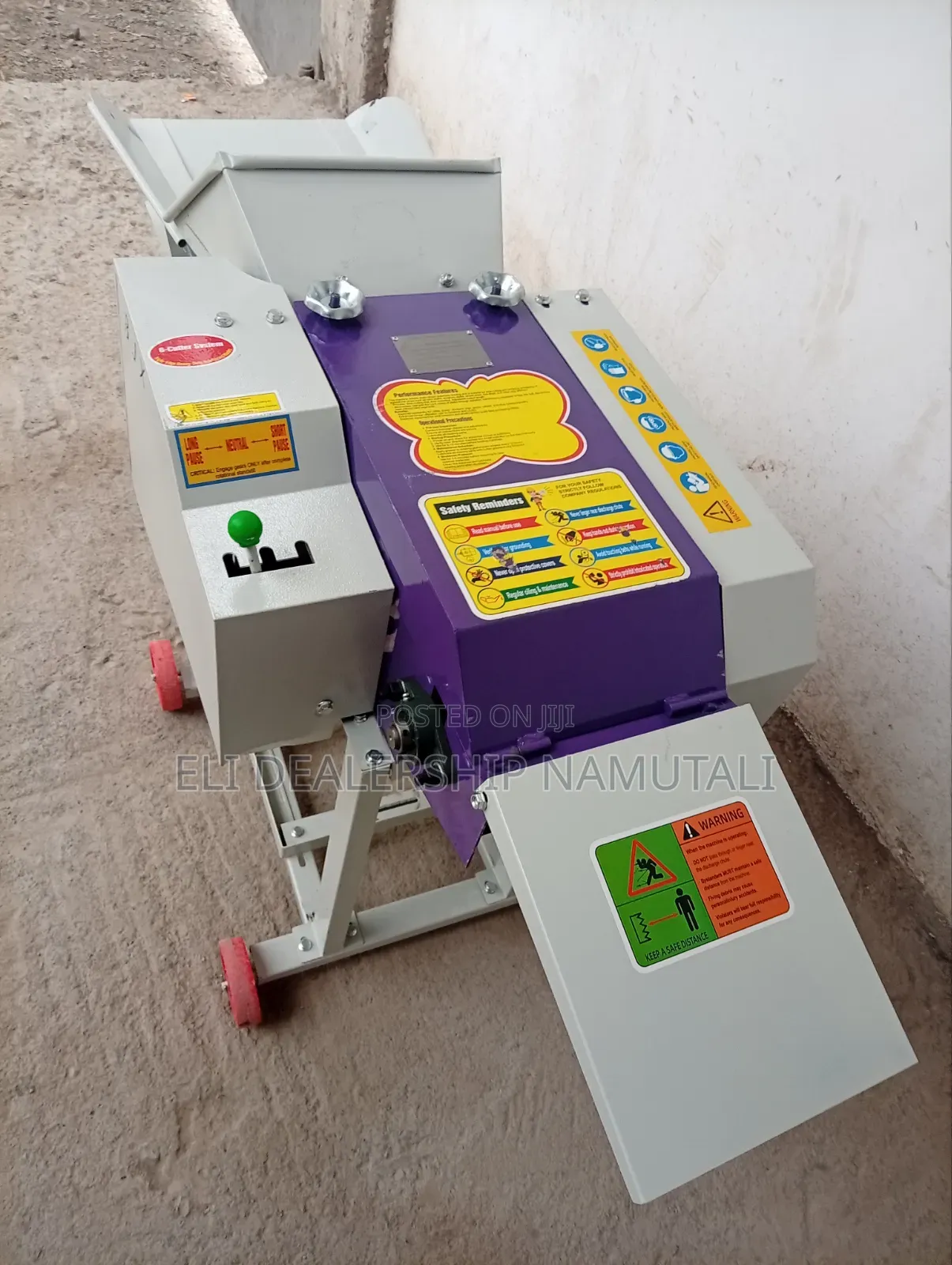 Heavy Duty -Long Lasting High Speed Chaff Cutter 7.5hp