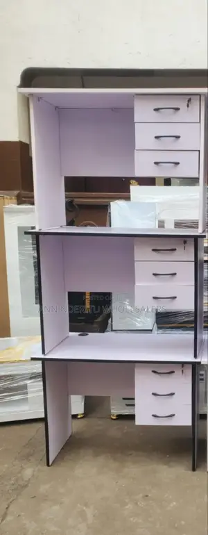 White Office Desk 1m