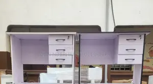 White Office Desk 1m