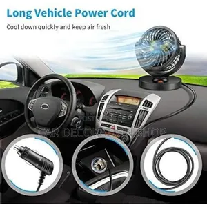 Single Headed Electric Cooling Fan With Portable Base