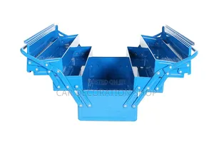 Empty Tool Box 5 Compartment 2 Extendable,1 Main