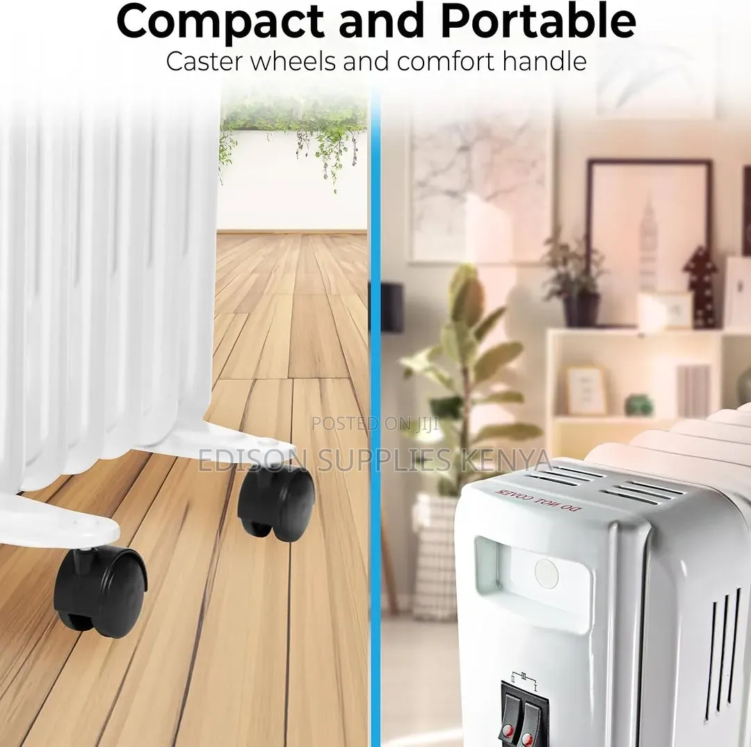Oil Heater Sunpower Room Heaters 9 Fin 2000W Radiator 2000 Watts