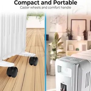 Oil Heater Sunpower Room Heaters 9 Fin 2000W Radiator 2000 Watts