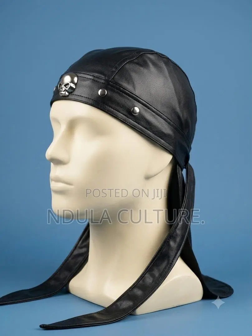 Leather Bandana for Bikers
