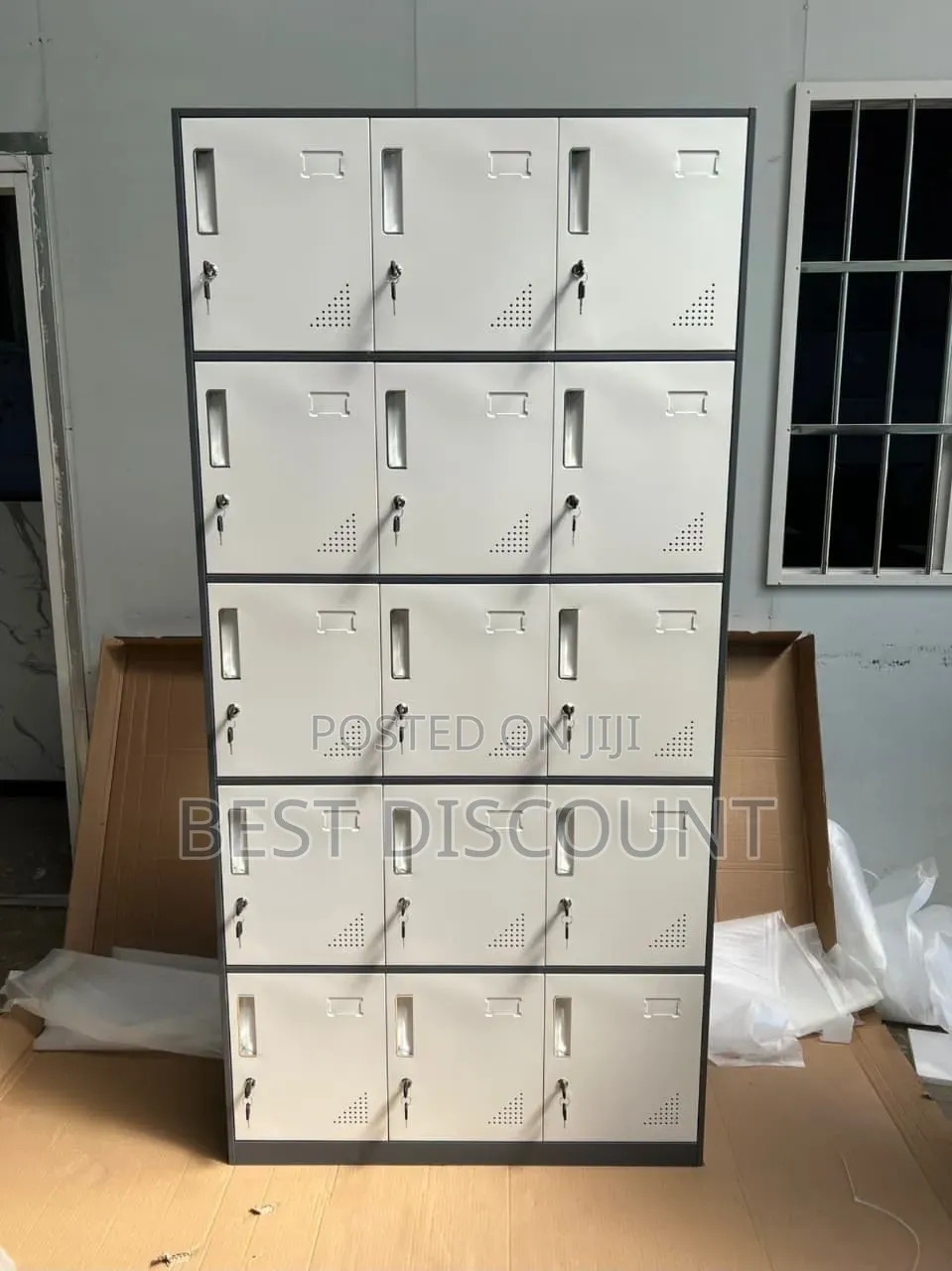 15- Door Gym Compartments / Office Cabinets