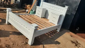 5*6 White Colour Bed