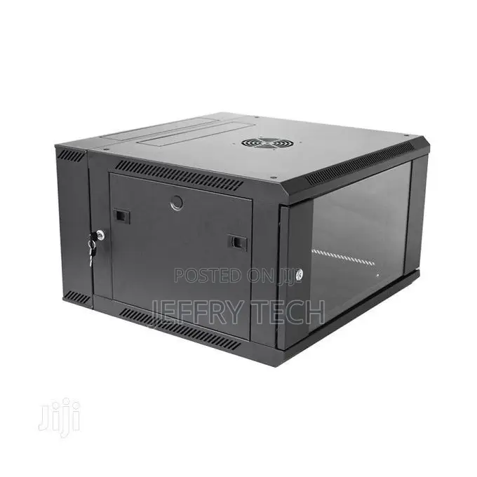 6U Wall Mount Data Cabinet -, Lockable, Metallic
