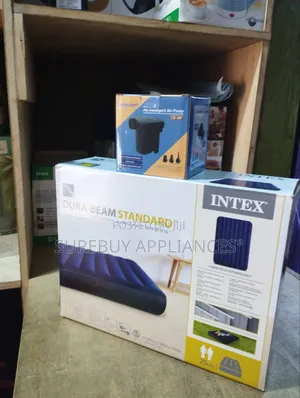 Intex 4×6 Inflatable Air Mattress With Soft Flocked Surface