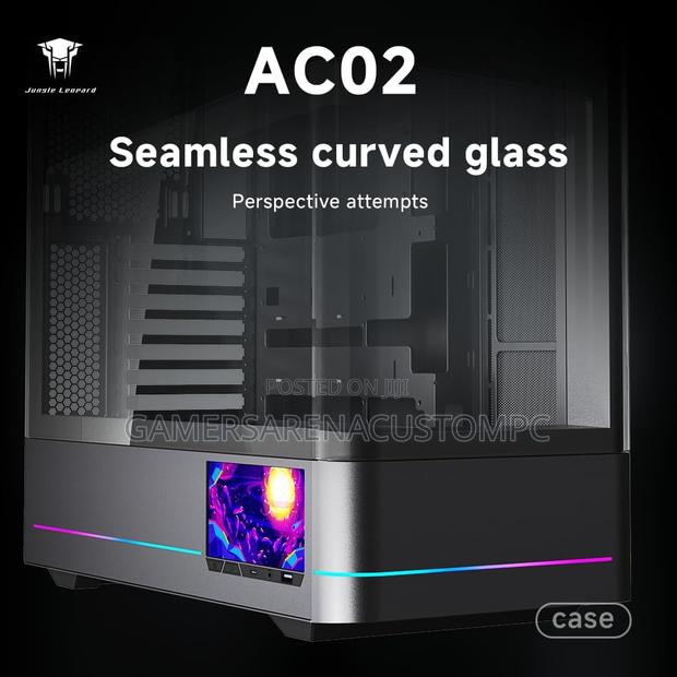 Jungle Leopard AC-02 Mid Tower ATX Gaming Case With 5.5 Inch LCD - thumbnail 3
