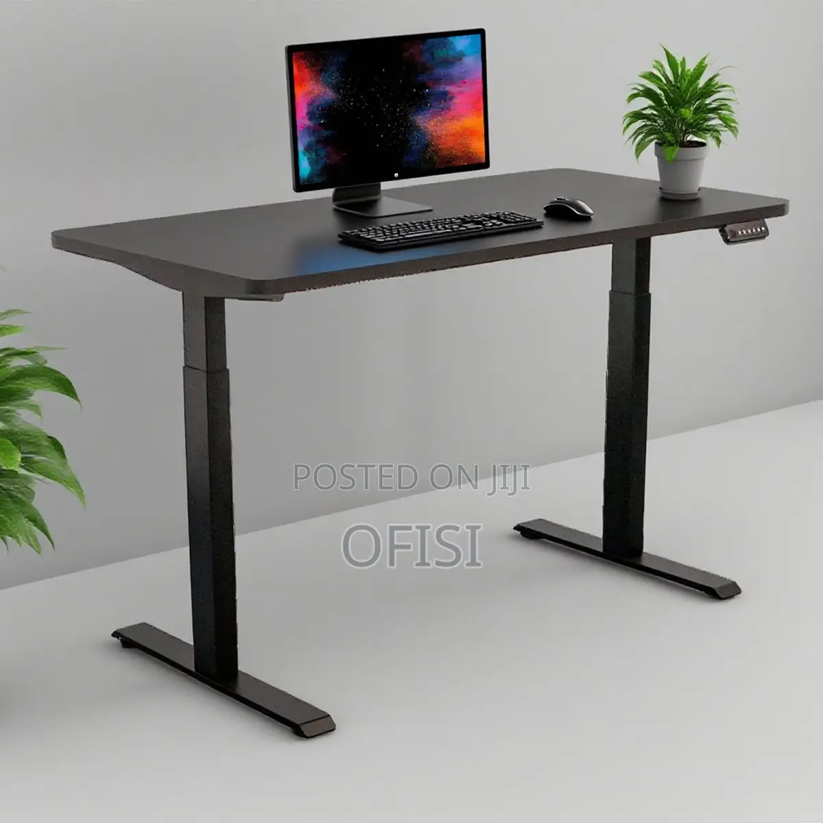 Office Desk; Electric Height Adjustable Desk - 120cm