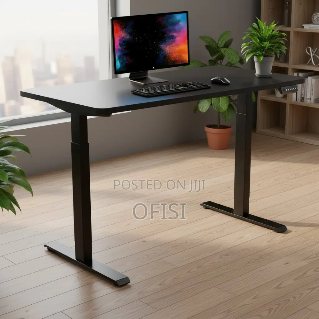 Office Desk; Electric Height Adjustable Desk - 120cm