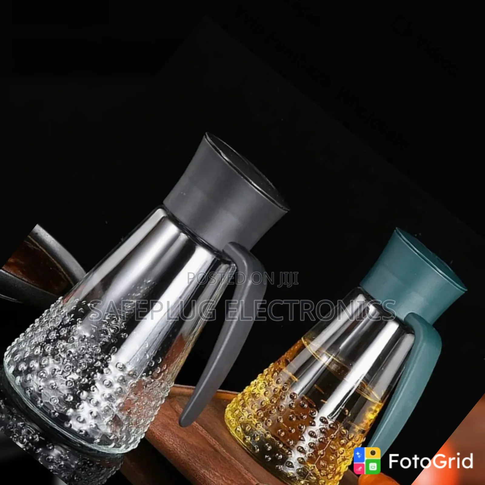 Automatic Glass Oil Dispenser Jar – Leak-Proof Kitchen Oil Bottle