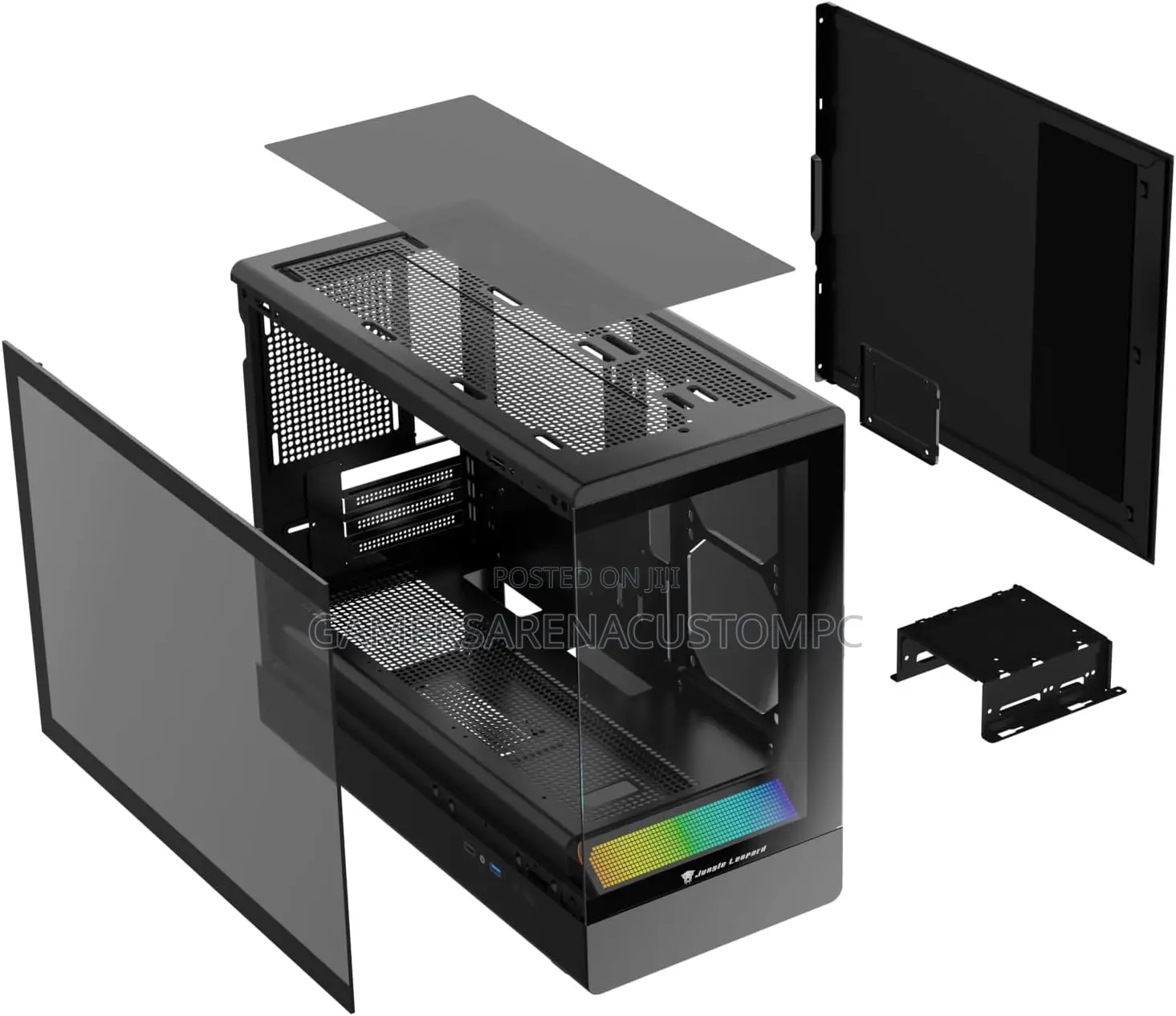 Jungle Leopard MS-01 Micro ATX Gaming PC Case With 3 Fans (Transwarp)