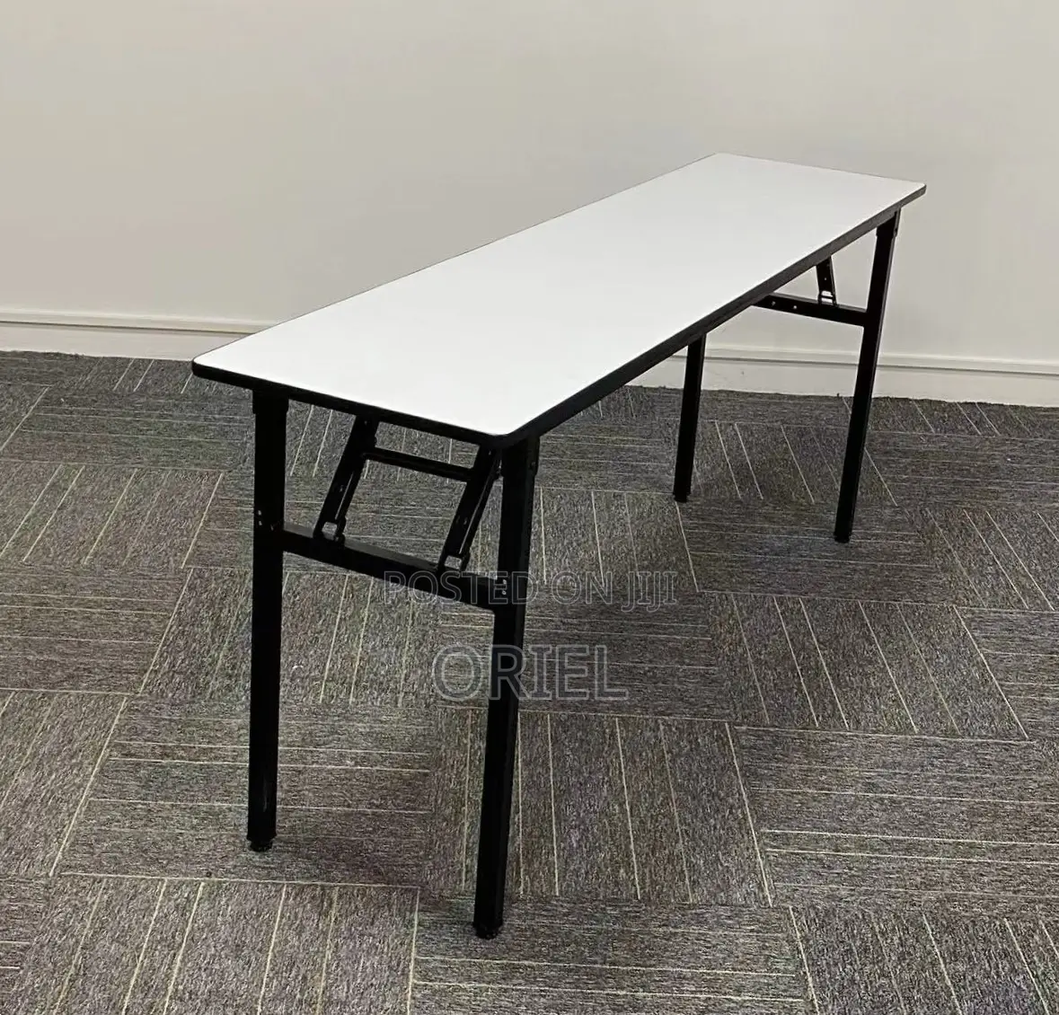 Office Foldable Table :150CM White Foldable Office Table
