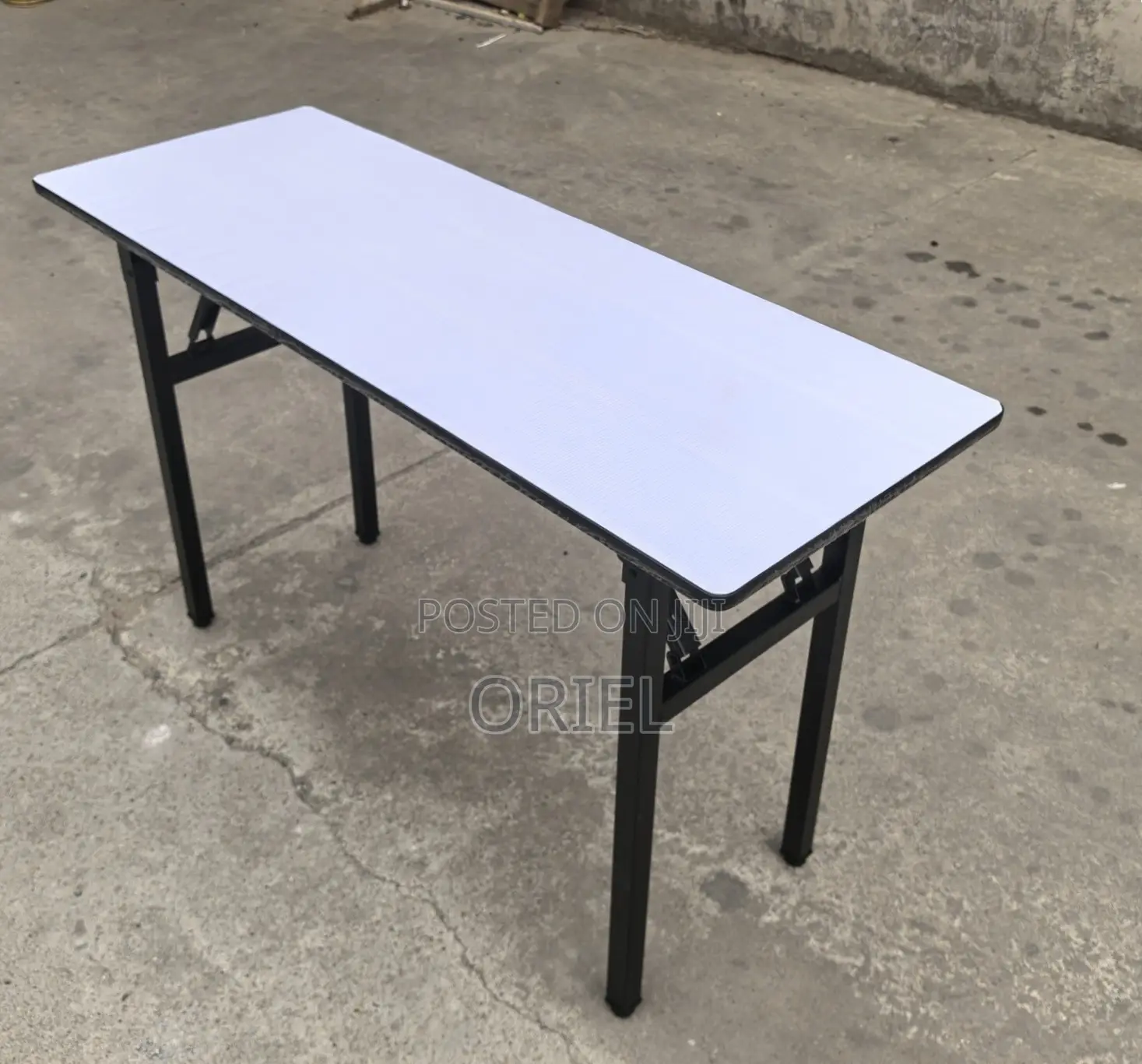 Office Foldable Table :150CM White Foldable Office Table