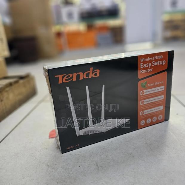 Tenda F3 Wireless Internet Router for Home Office and Small Business