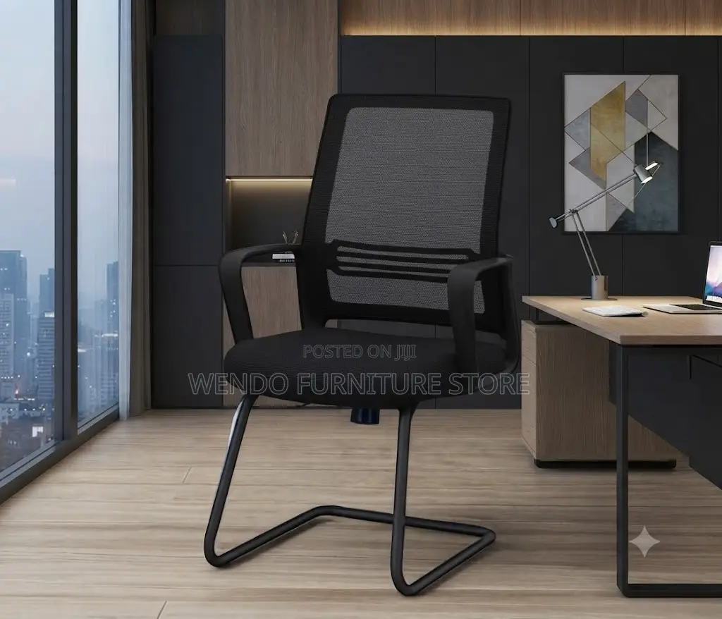 Office Chairs; Mid Back Office Reception Fabric Chairs