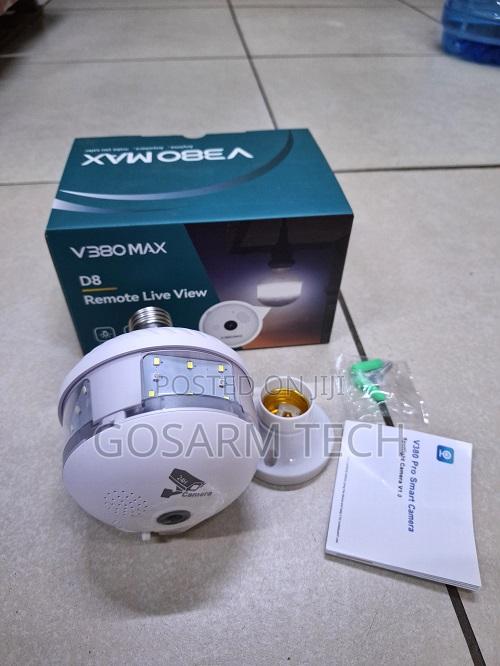 V380 Max Panoramic Bulb Camera – Smart Wireless CCTV - main view
