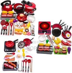 51-Piece Kids Kitchen Cookware Playset