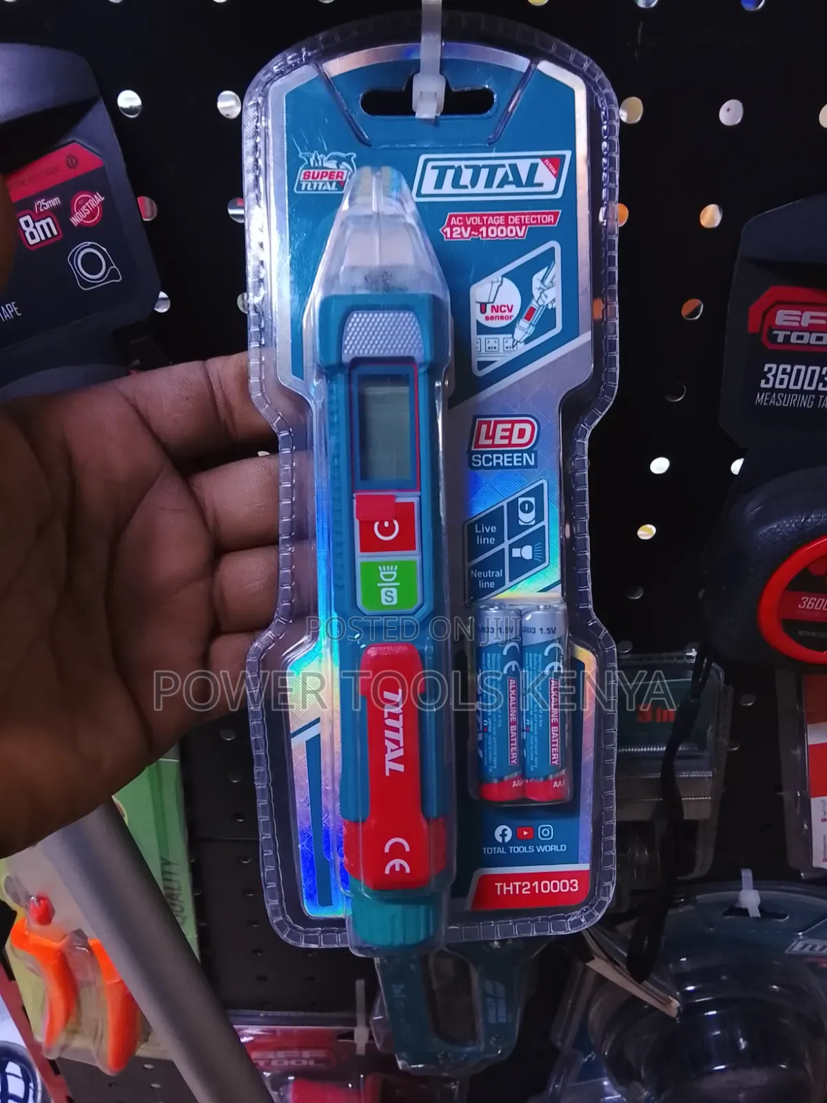 TOTAL Digital Non-Contact AC Voltage Tester