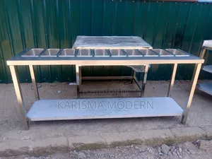 Stainless Steel Serving Table