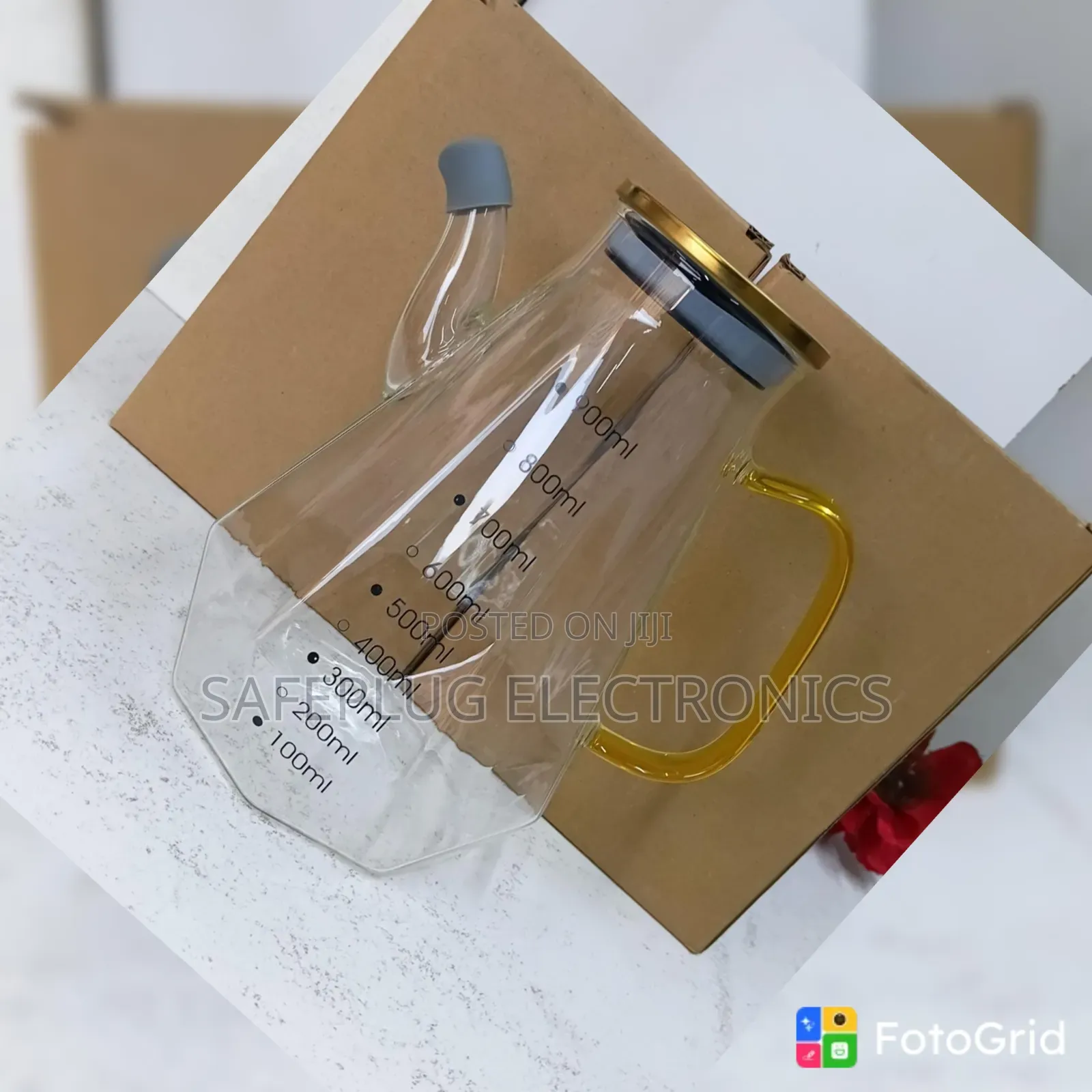 900ml Heat-Resistant Glass Oil Dispenser Bottle With Pour Spout