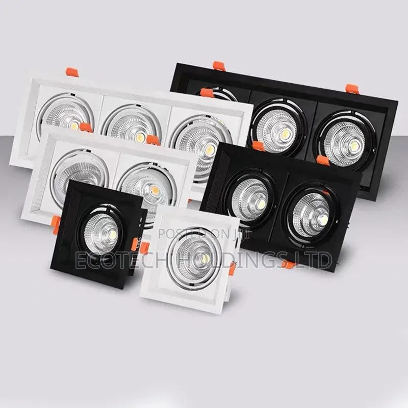 Modern Tripple Gu10 Fittings Antiglare