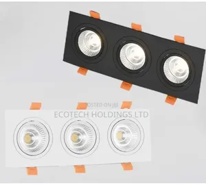 Modern Tripple Gu10 Fittings Antiglare