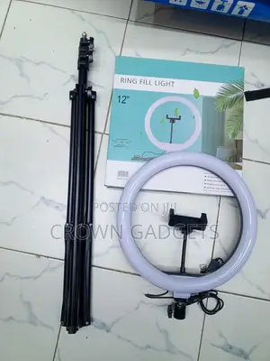 12 Inch LED Ring Light With Tripod Stand Phone Holder