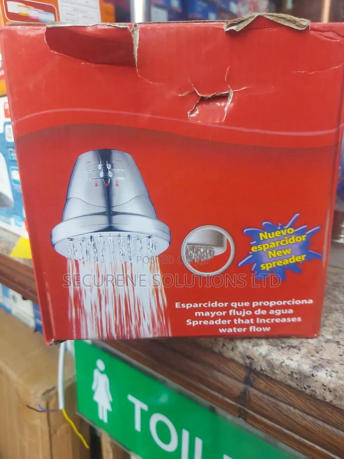 White-House (Or HG Marcos) Chrome Instant Shower Head Water Heater.