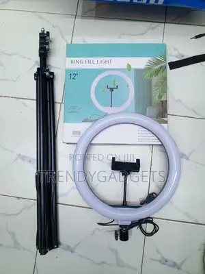 12" LED Ring Light Kit for TikTok YouTube Live Streaming