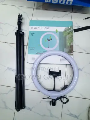 12" LED Ring Light Kit for TikTok YouTube Live Streaming