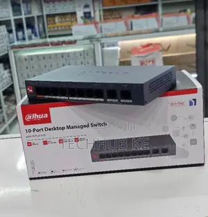 Dahua PoE Switch 8-Port Managed Ethernet Switch for CCTV