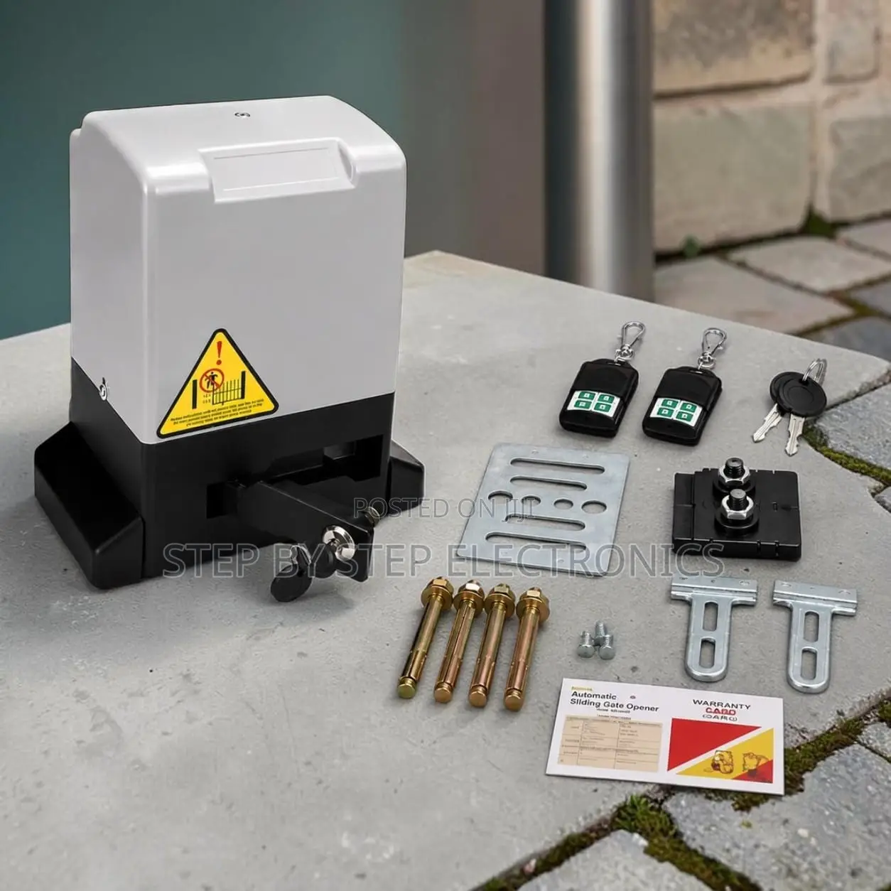 Powerful Automatic Gate Motor System for Sliding Entrance Gates