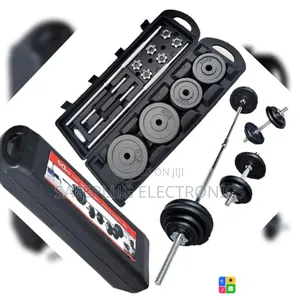 50KG Chrome Dumbbell Weight Set_ Adjustable Fitness Kit With Case