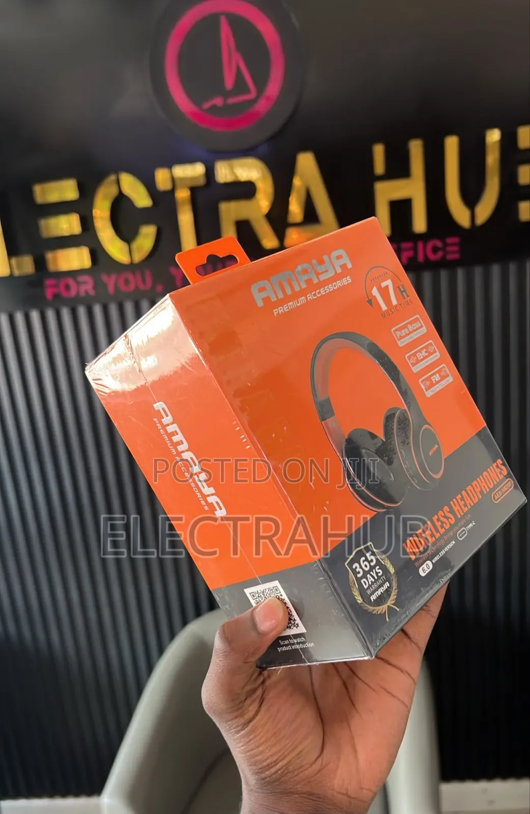 Amaya Wireless Headphones Brand New Sealed