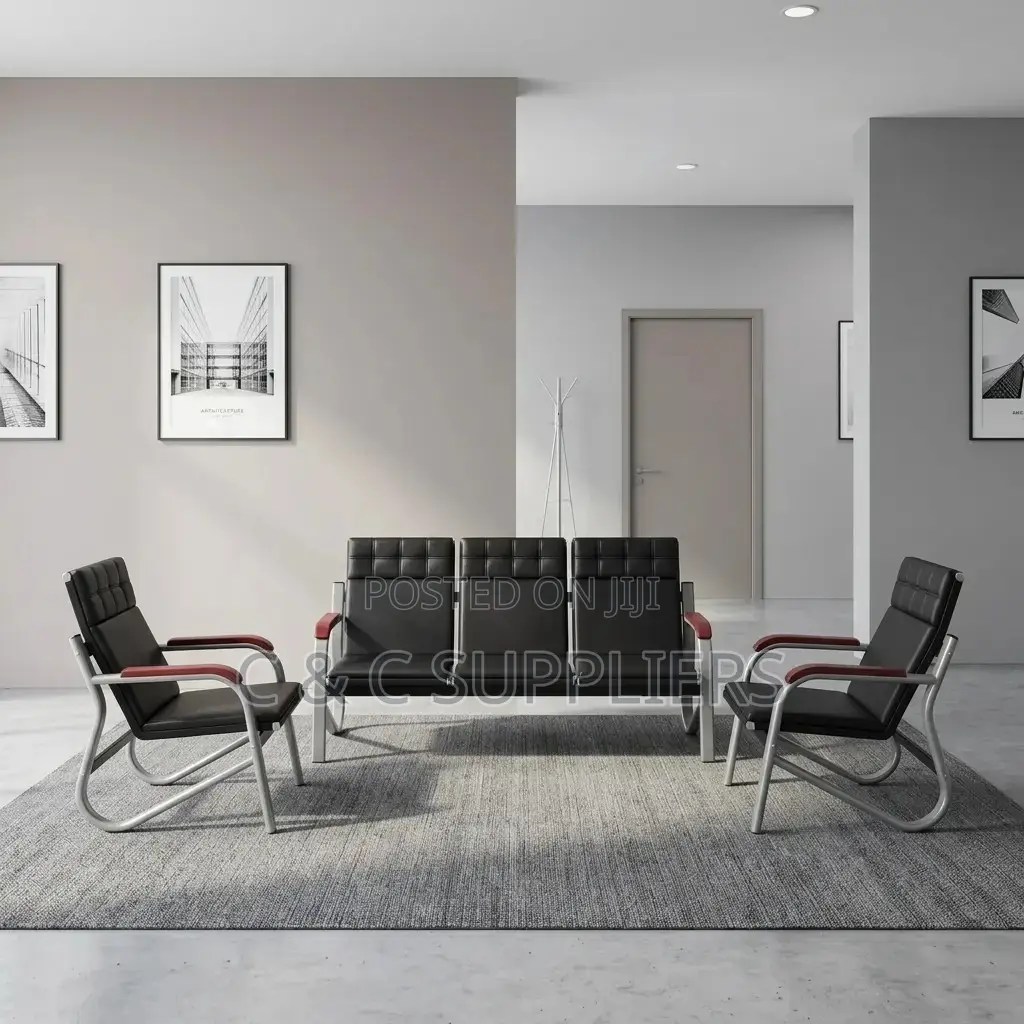 Modern Waiting Office Sofa-5 Seater