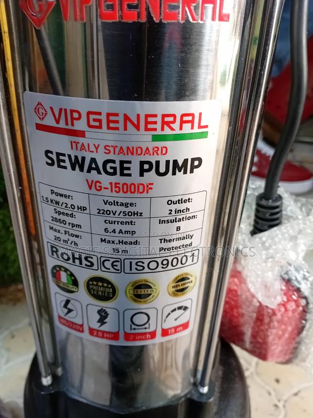 Highly Precise 2hp Vip General Sewage Pump - main view