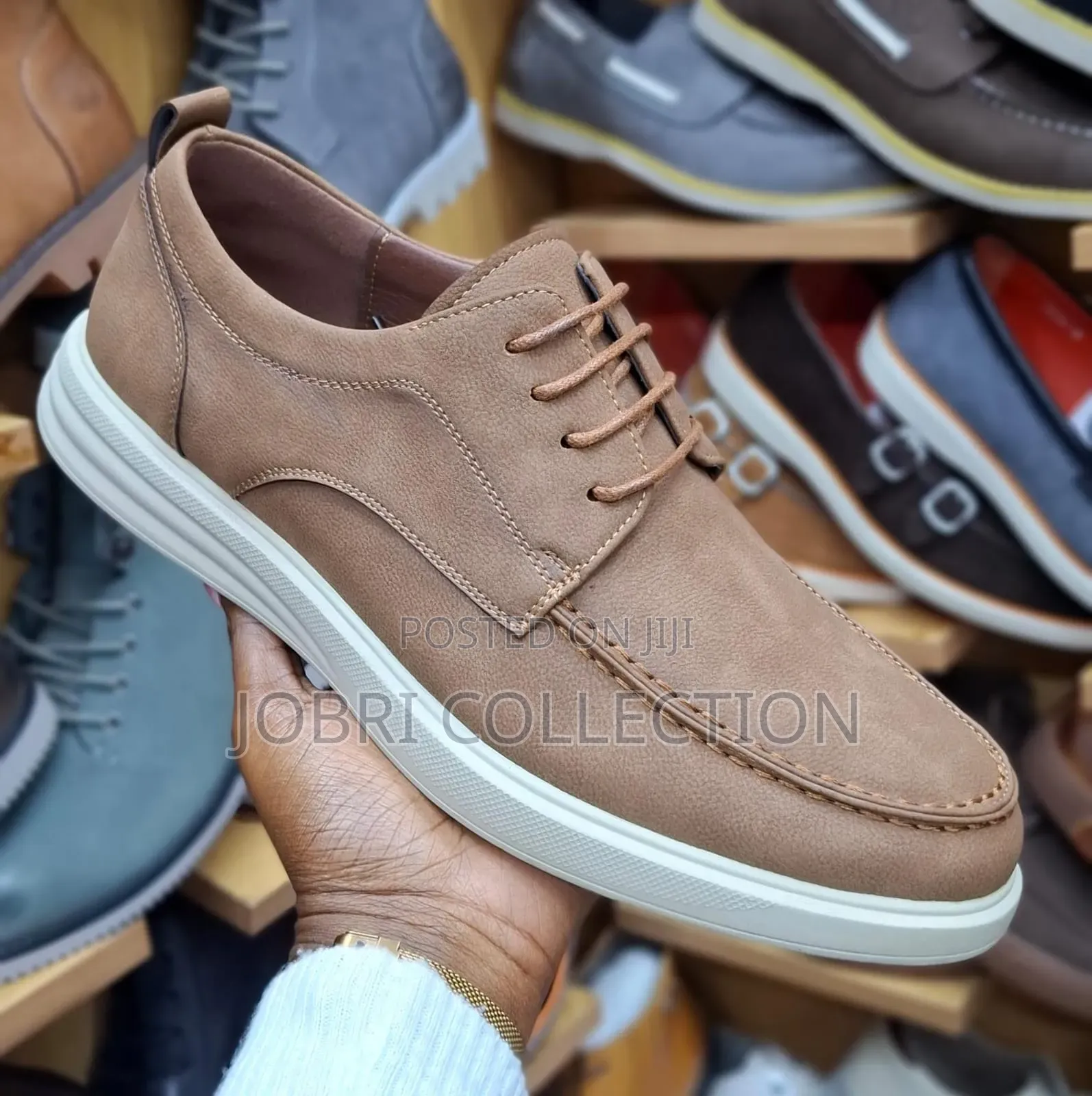 Brown Leather Oxford Gents Casual Shoes
